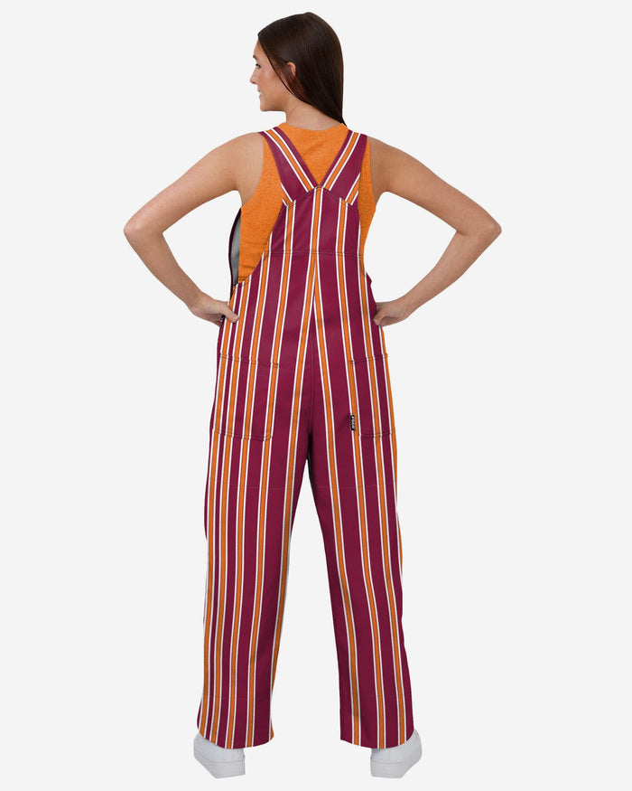 Virginia Tech Hokies Womens Sideline Spirit Bib Overalls FOCO - FOCO.com