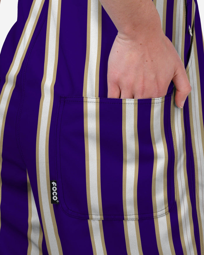 Washington Huskies Womens Sideline Spirit Bib Overalls FOCO XS - FOCO.com