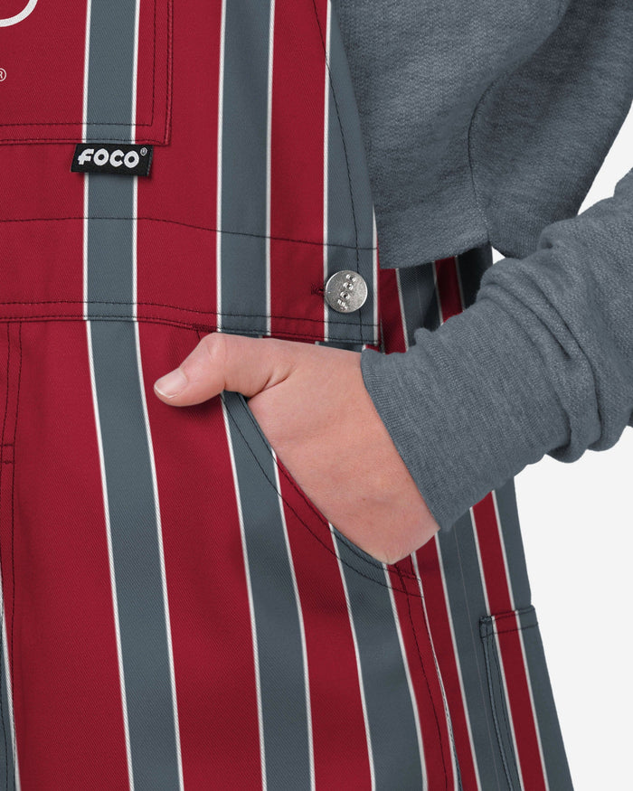 Washington State Cougars Womens Sideline Spirit Bib Overalls FOCO XS - FOCO.com