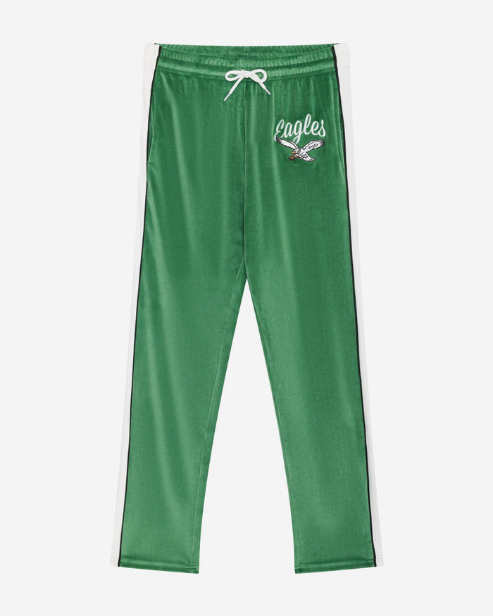 Philadelphia Eagles Womens Kelly Green Two Tone Velour Pants FOCO S - FOCO.com