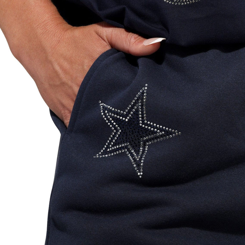 Dallas Rhinestone Dallas Cowboys Womens Big Wordmark Rhinestone Sweatpants FOCO