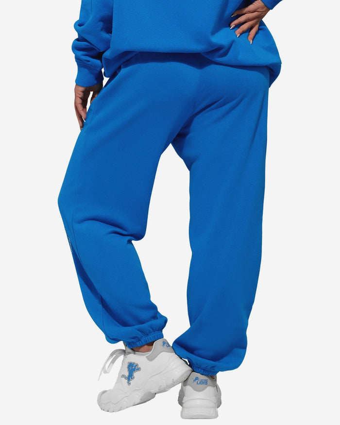 Detroit Lions Womens Big Wordmark Rhinestone Sweatpants FOCO S - FOCO.com