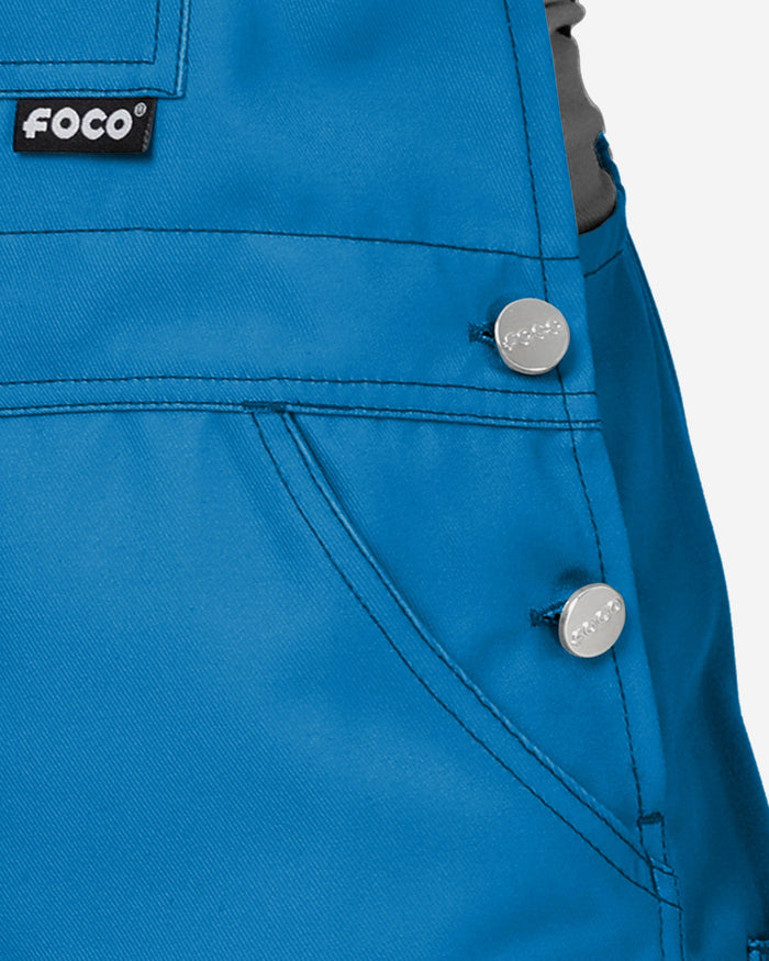 Detroit Lions Womens Team Stripe Bib Overalls FOCO - FOCO.com