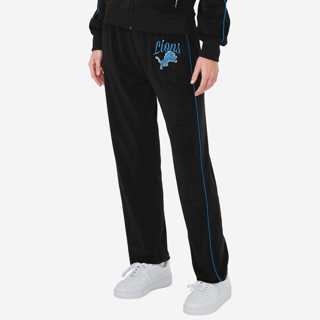 Detroit Lions Womens Velour Pants FOCO S - FOCO.com