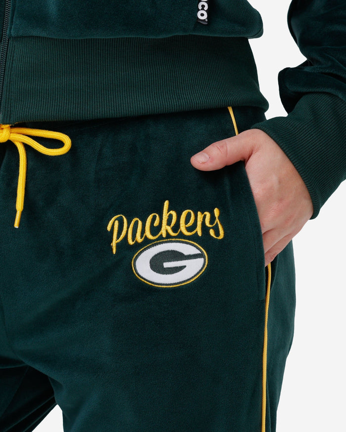 Green Bay Packers Womens Velour Pants FOCO - FOCO.com
