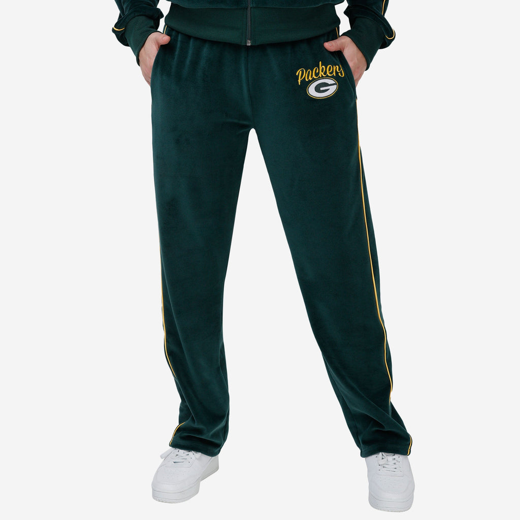 Green Bay Packers Womens Velour Pants FOCO S - FOCO.com
