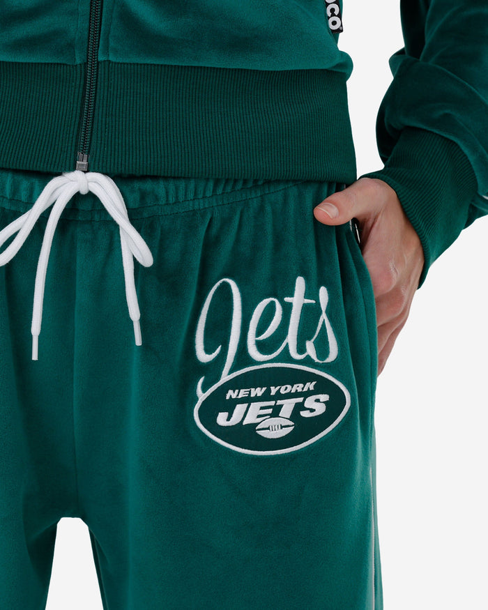 New York Jets 2019 Retro Womens Velour Pants FOCO - FOCO.com