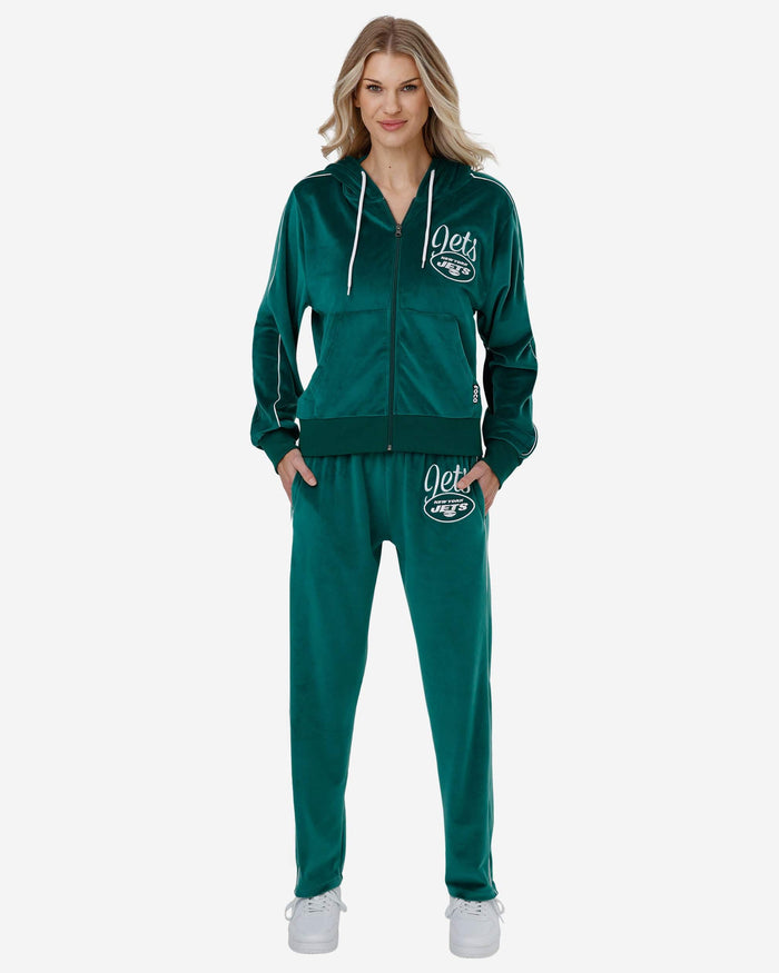 New York Jets 2019 Retro Womens Velour Pants FOCO - FOCO.com