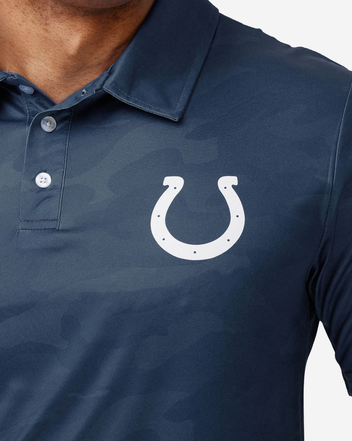 Indianapolis Colts Color Camo Polyester Polo FOCO - FOCO.com