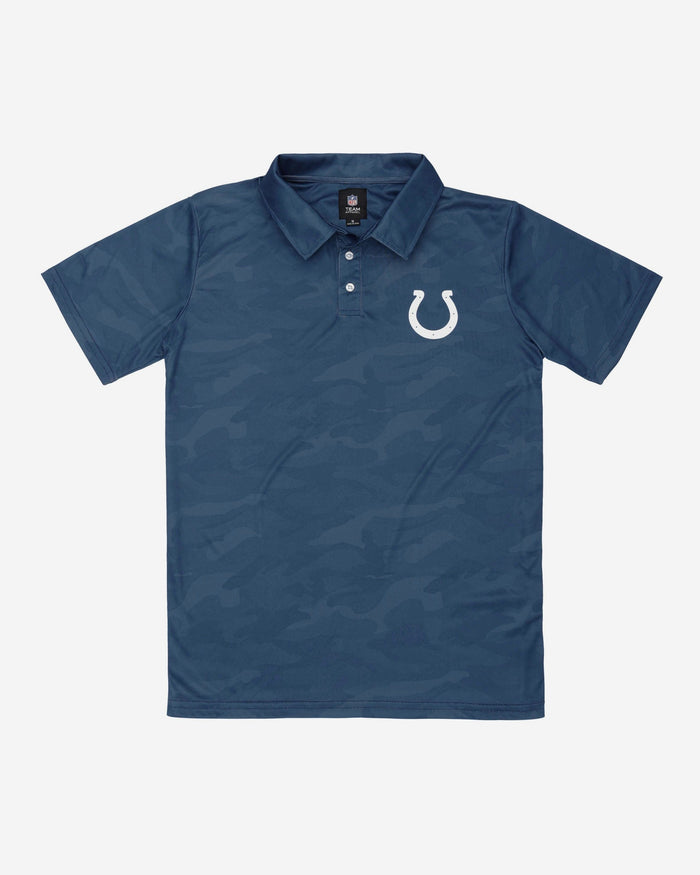 Indianapolis Colts Color Camo Polyester Polo FOCO - FOCO.com