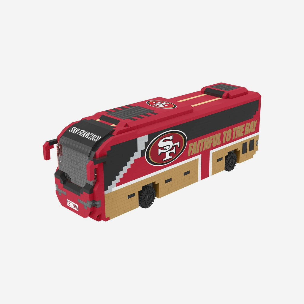 San Francisco 49ers BRXLZ Bus FOCO - FOCO.com