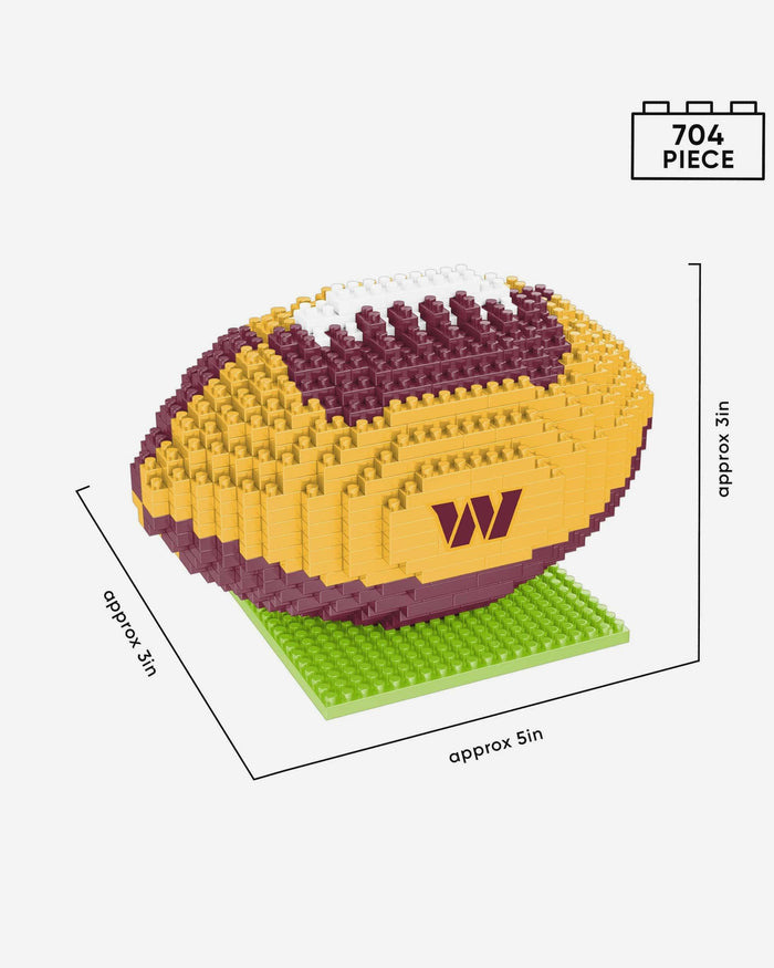 Washington Commanders BRXLZ Football FOCO - FOCO.com