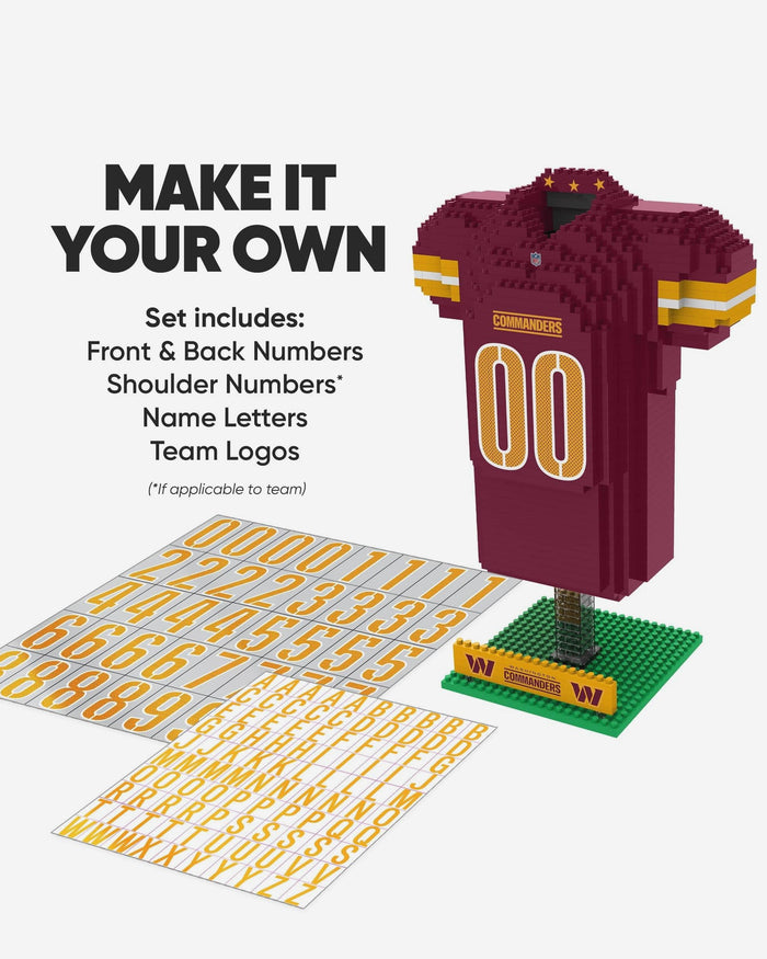 Washington Commanders BRXLZ Jersey FOCO - FOCO.com