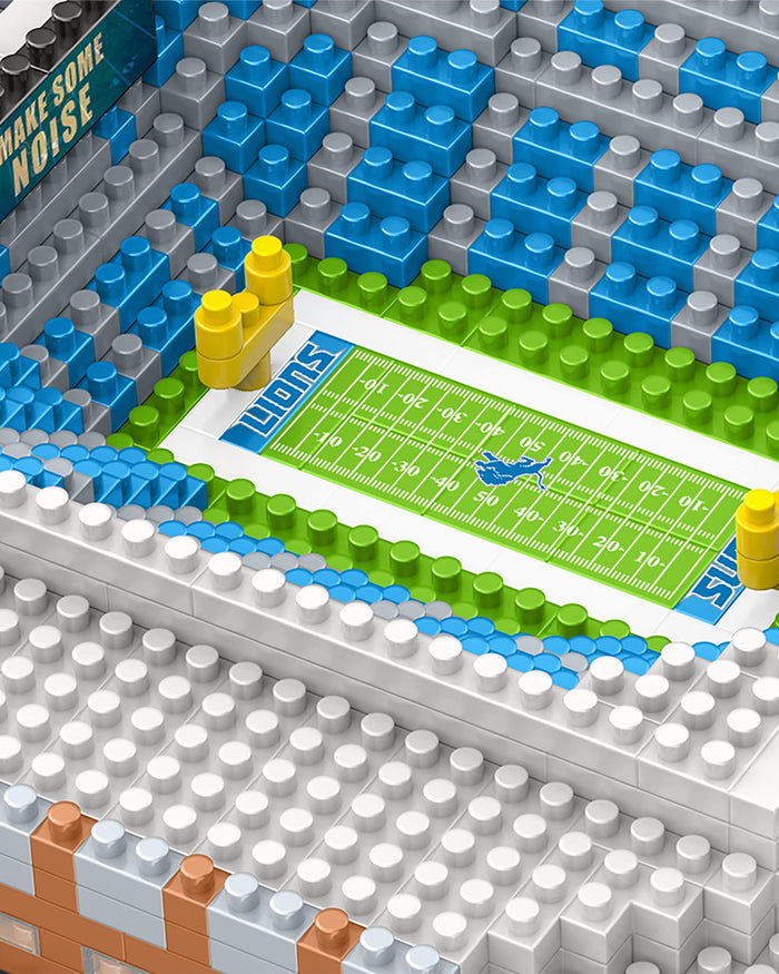 Detroit Lions BRXLZ Ford Field Mini Stadium FOCO - FOCO.com