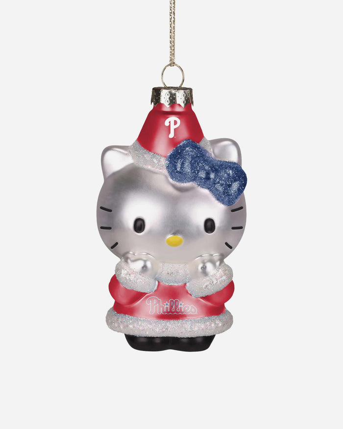 Philadelphia Phillies Hello Kitty® Glitter Ornament FOCO - FOCO.com