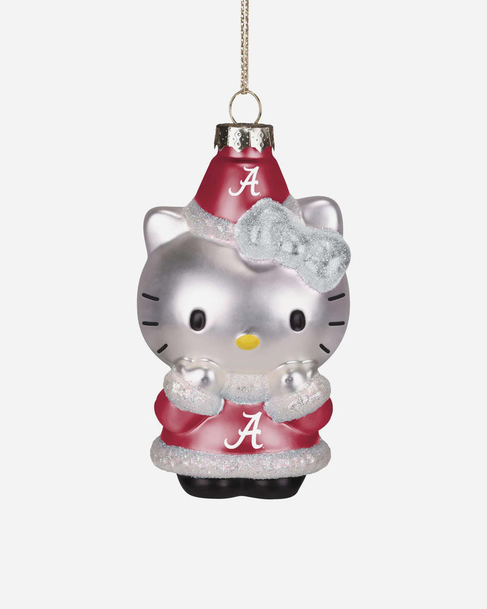 Alabama Crimson Tide Hello Kitty® Glitter Ornament FOCO - FOCO.com