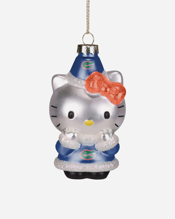 Florida Gators Hello Kitty® Glitter Ornament FOCO - FOCO.com