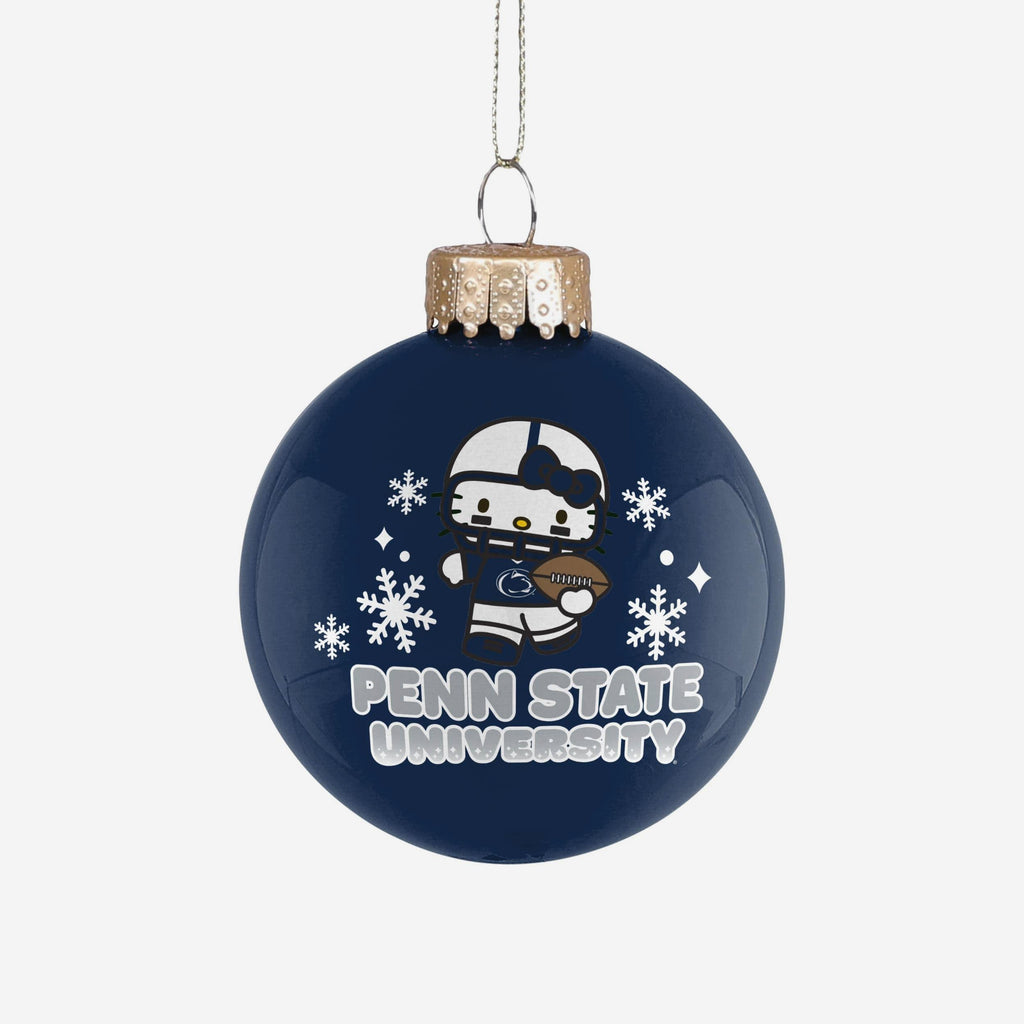 Penn State Nittany Lions Hello Kitty® Glass Ball Ornament FOCO - FOCO.com