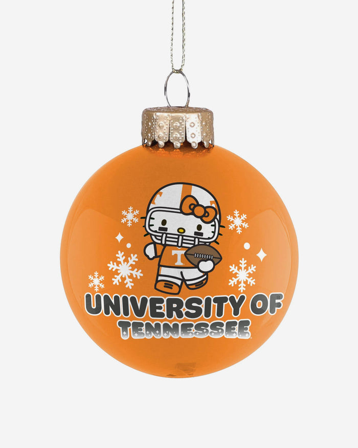 Tennessee Volunteers Hello Kitty® Glass Ball Ornament FOCO - FOCO.com