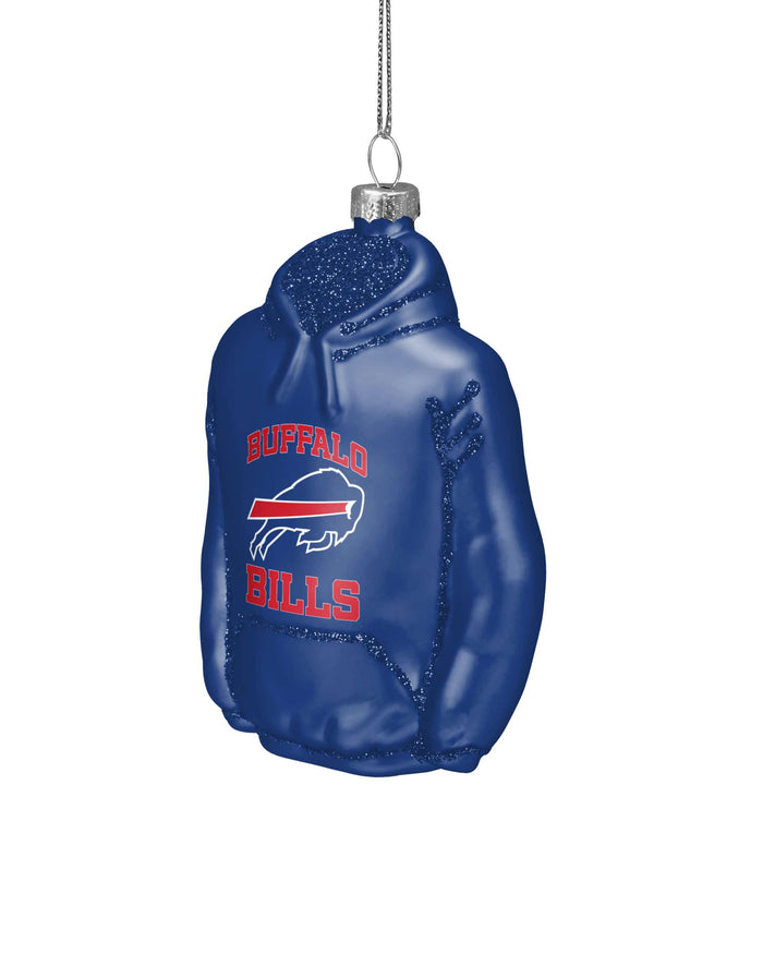 Buffalo Bills Glitter Hoodie Ornament FOCO - FOCO.com