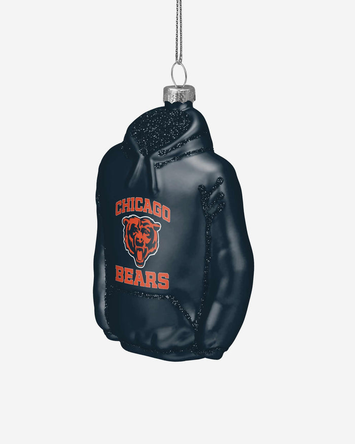 Chicago Bears Glitter Hoodie Ornament FOCO - FOCO.com