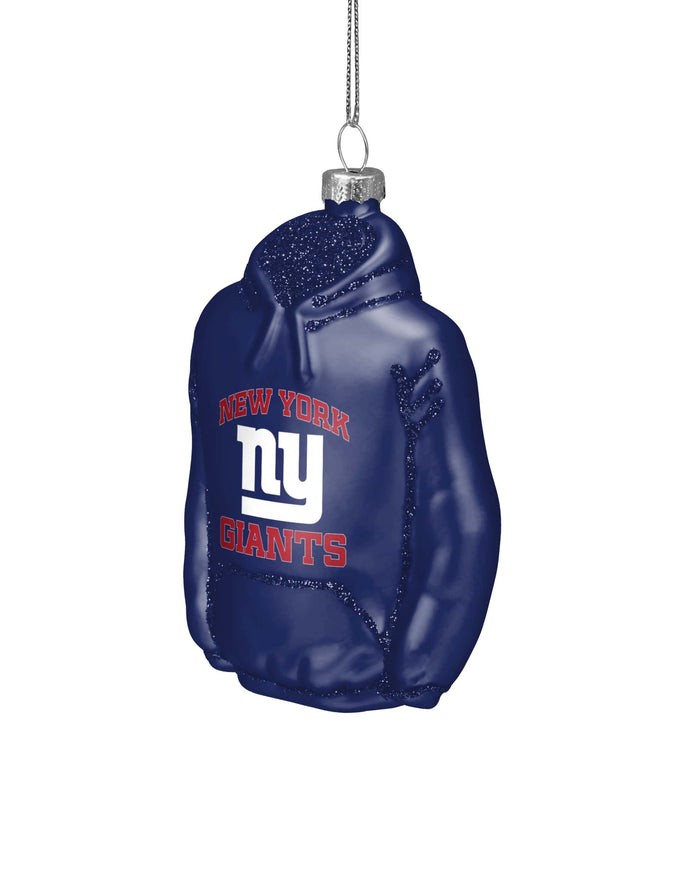 New York Giants Glitter Hoodie Ornament FOCO - FOCO.com