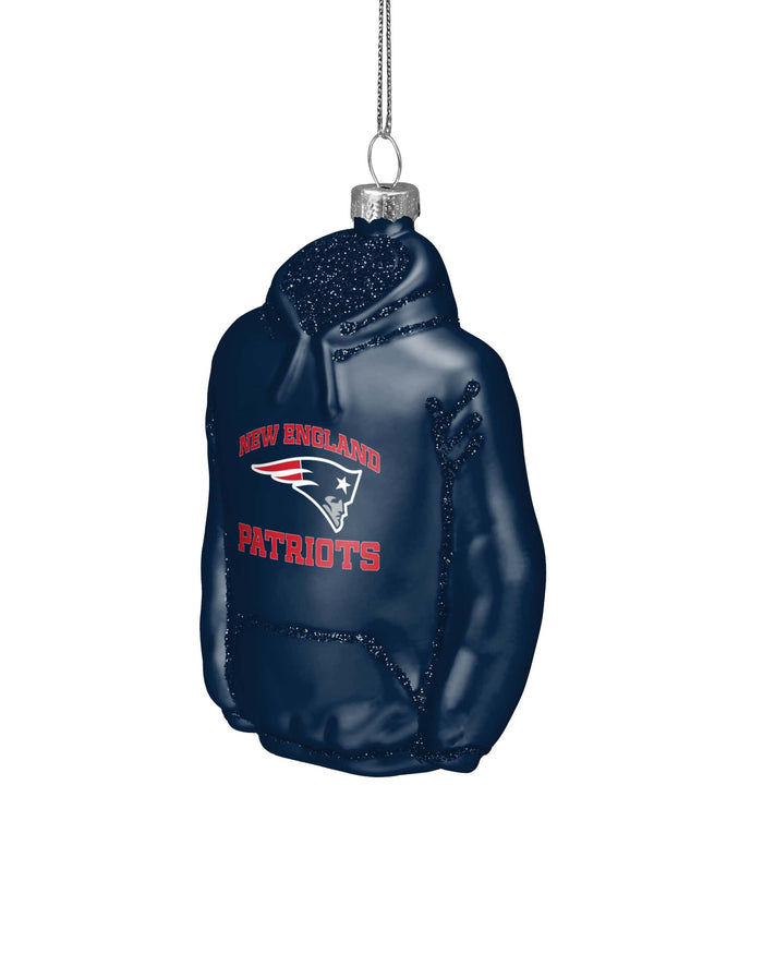 New England Patriots Glitter Hoodie Ornament FOCO - FOCO.com