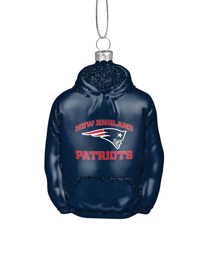 New England Patriots Glitter Hoodie Ornament FOCO - FOCO.com