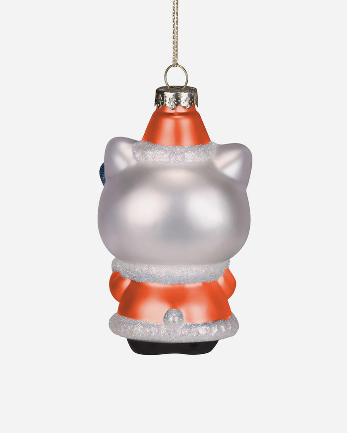 Denver Broncos Hello Kitty® Glitter Ornament FOCO - FOCO.com