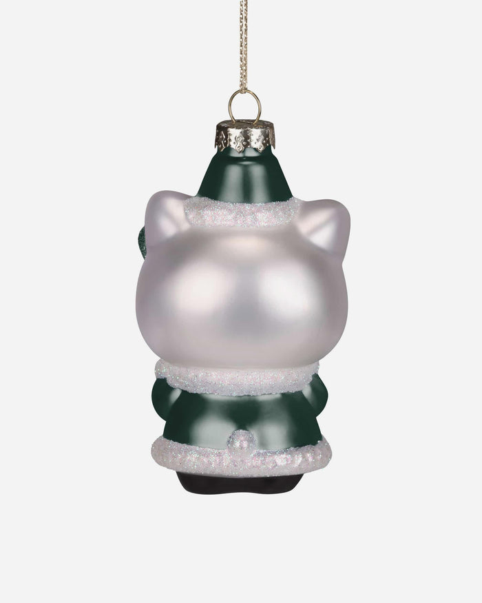Green Bay Packers Hello Kitty® Glitter Ornament FOCO - FOCO.com