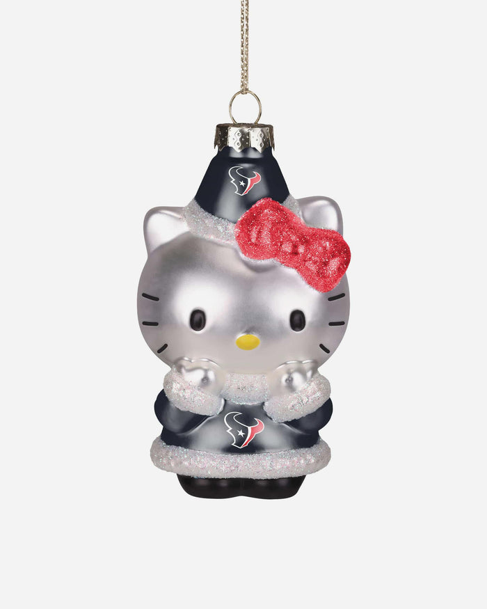 Houston Texans Hello Kitty® Glitter Ornament FOCO - FOCO.com