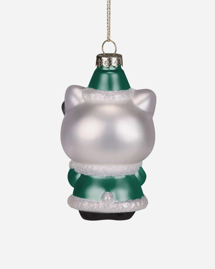 New York Jets Hello Kitty® Glitter Ornament FOCO - FOCO.com