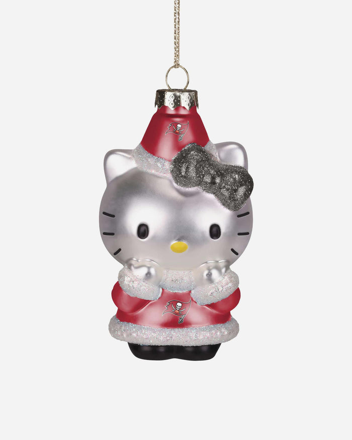 Tampa Bay Buccaneers Hello Kitty® Glitter Ornament FOCO - FOCO.com