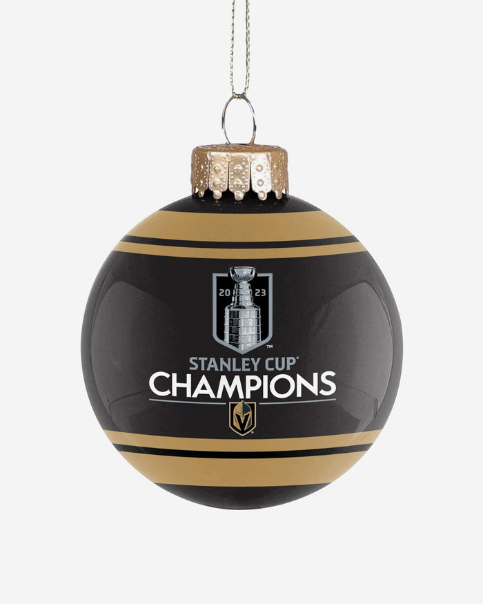 Vegas Golden Knights 2023 Stanley Cup Champions Glass Ball Ornament FOCO - FOCO.com