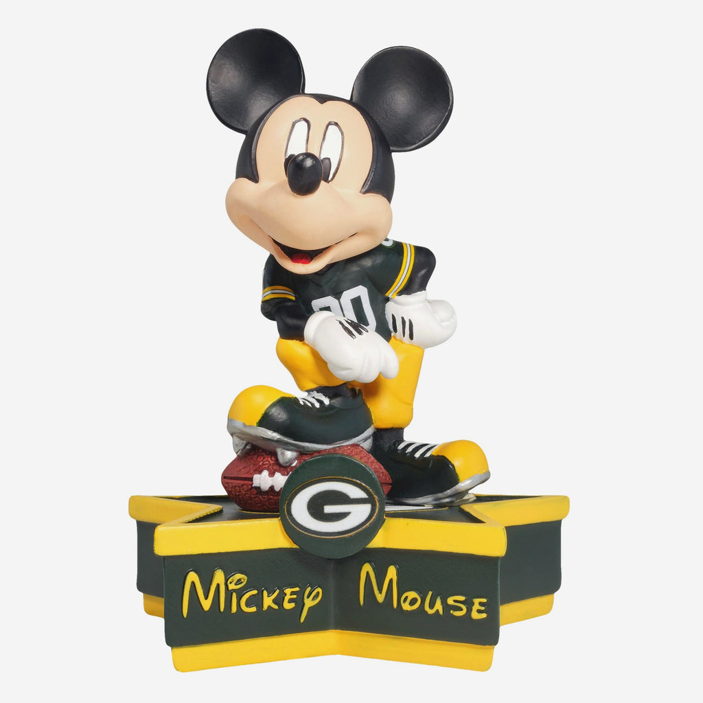 Green Bay Packers Disney Mickey Mouse Uniform Figurine FOCO - FOCO.com
