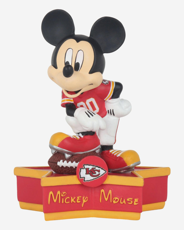 Kansas City Chiefs Disney Mickey Mouse Uniform Figurine FOCO - FOCO.com