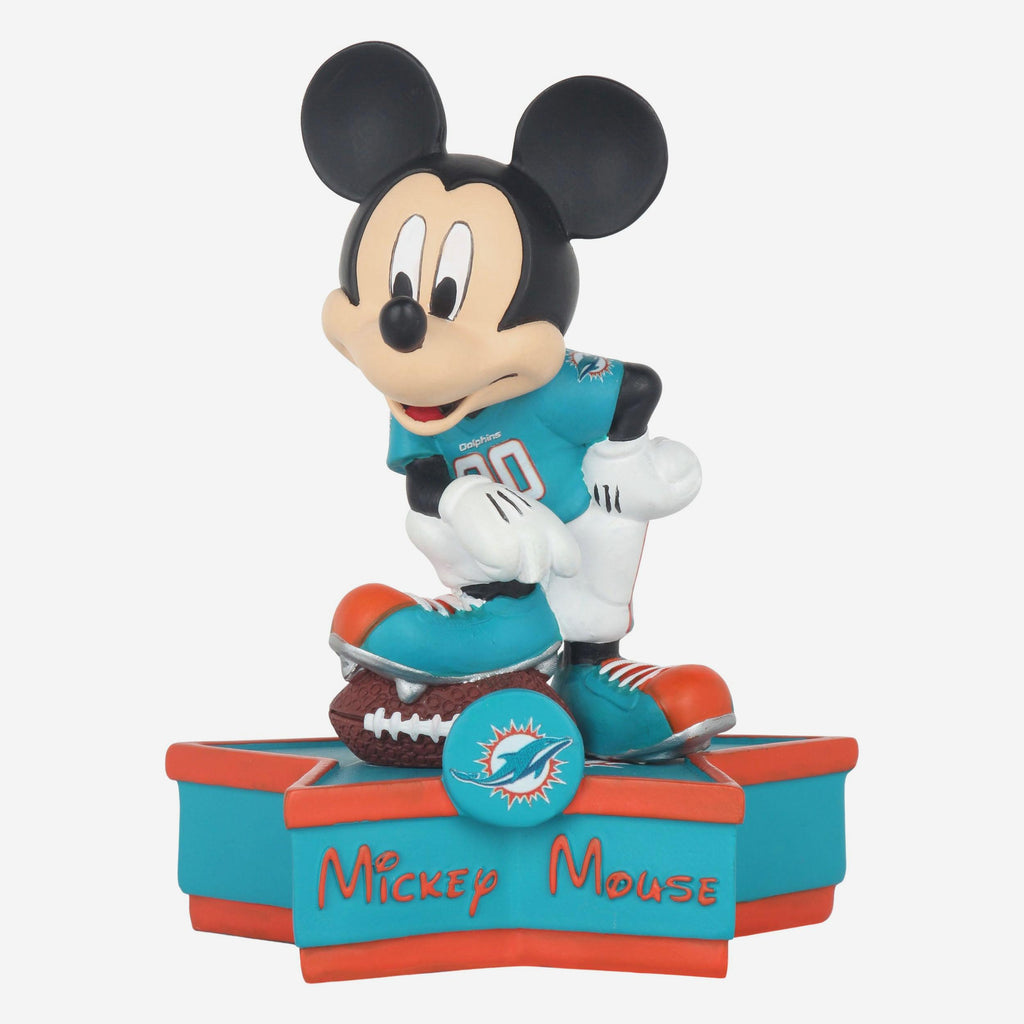 Miami Dolphins Disney Mickey Mouse Uniform Figurine FOCO - FOCO.com