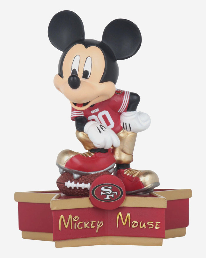 San Francisco 49ers Disney Mickey Mouse Uniform Figurine FOCO - FOCO.com
