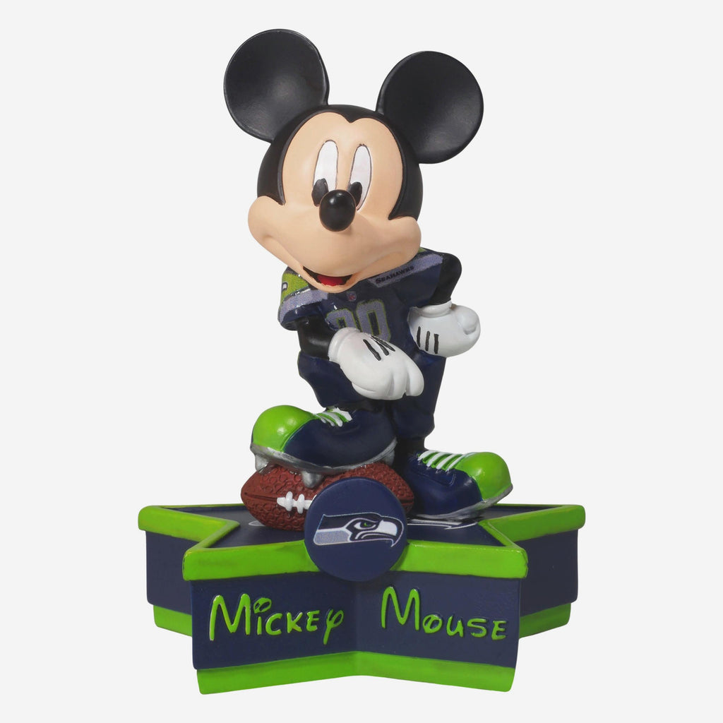 Seattle Seahawks Disney Mickey Mouse Uniform Figurine FOCO - FOCO.com