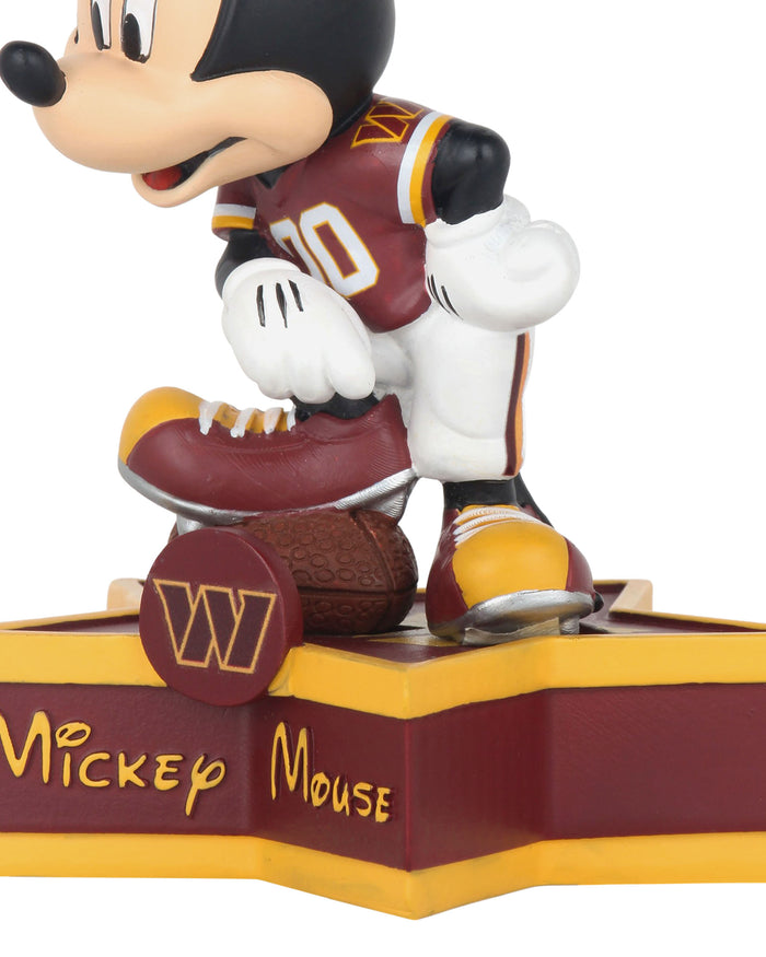 Washington Commanders Disney Mickey Mouse Uniform Figurine FOCO - FOCO.com