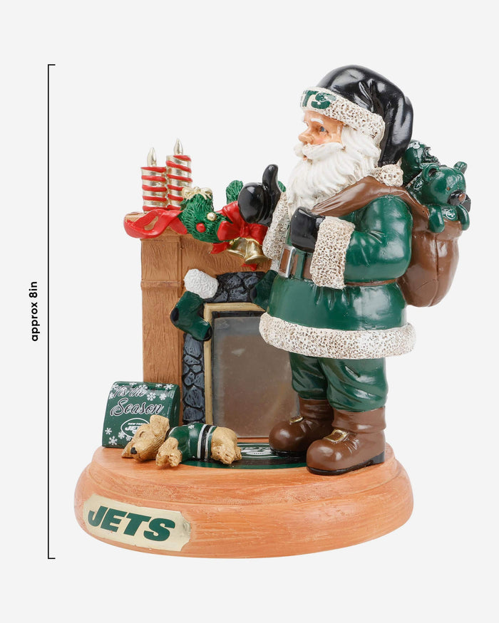 New York Jets Santa Fireplace Figurine FOCO - FOCO.com