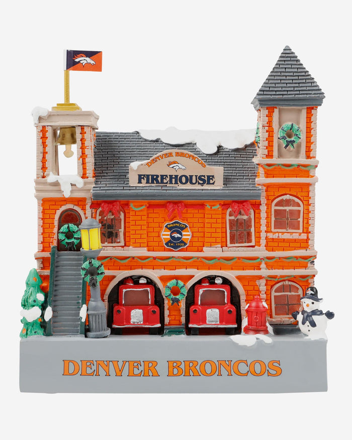 Denver Broncos Light Up Resin Team Firehouse FOCO - FOCO.com