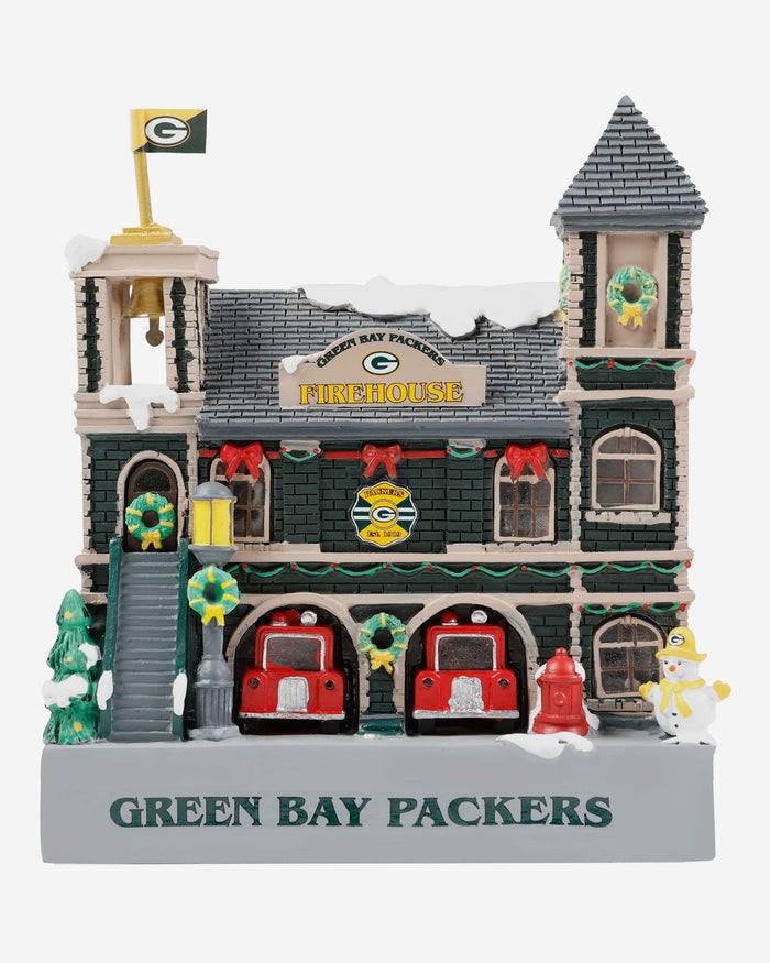 Green Bay Packers Light Up Resin Team Firehouse FOCO - FOCO.com
