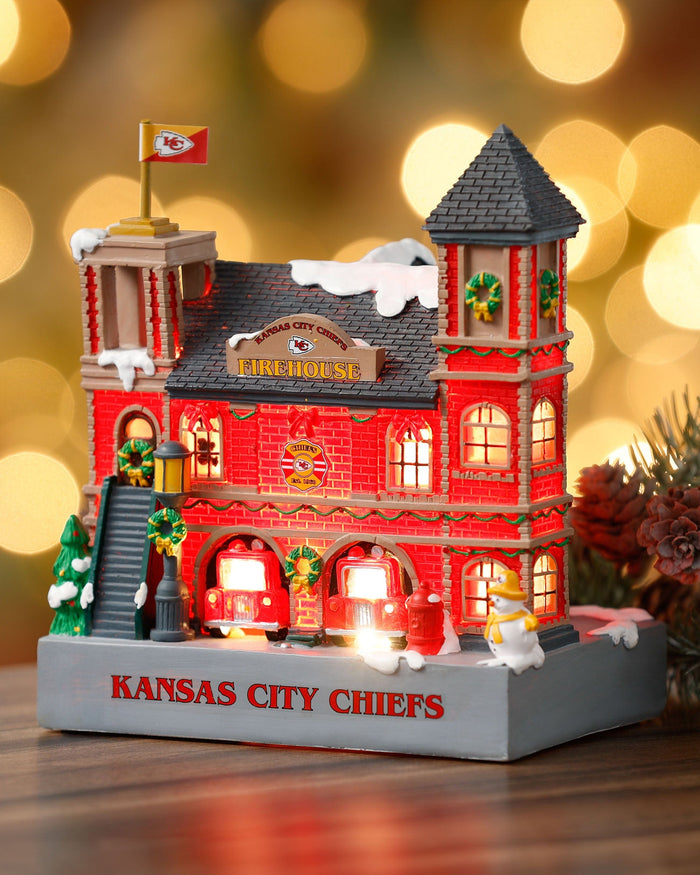 Kansas City Chiefs Light Up Resin Team Firehouse FOCO - FOCO.com