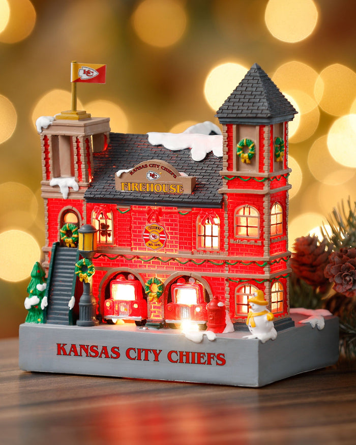 Kansas City Chiefs Light Up Resin Team Firehouse FOCO - FOCO.com