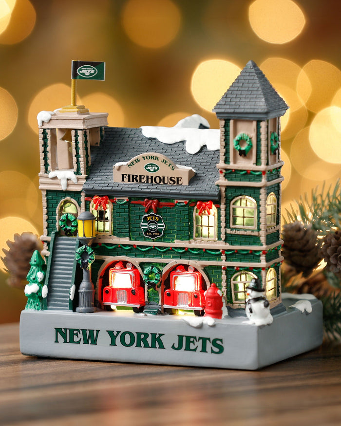 New York Jets Light Up Resin Team Firehouse FOCO - FOCO.com