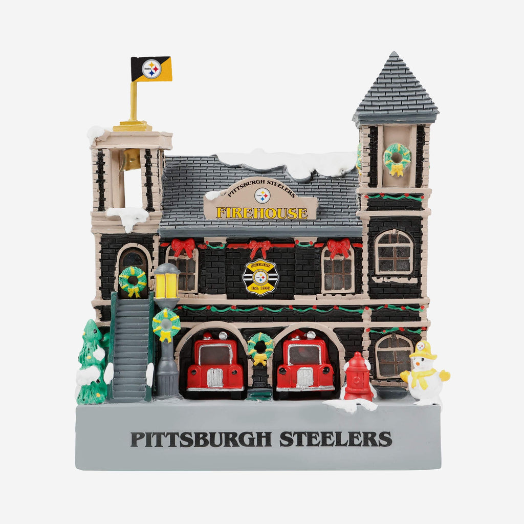 Pittsburgh Steelers Light Up Resin Team Firehouse FOCO - FOCO.com
