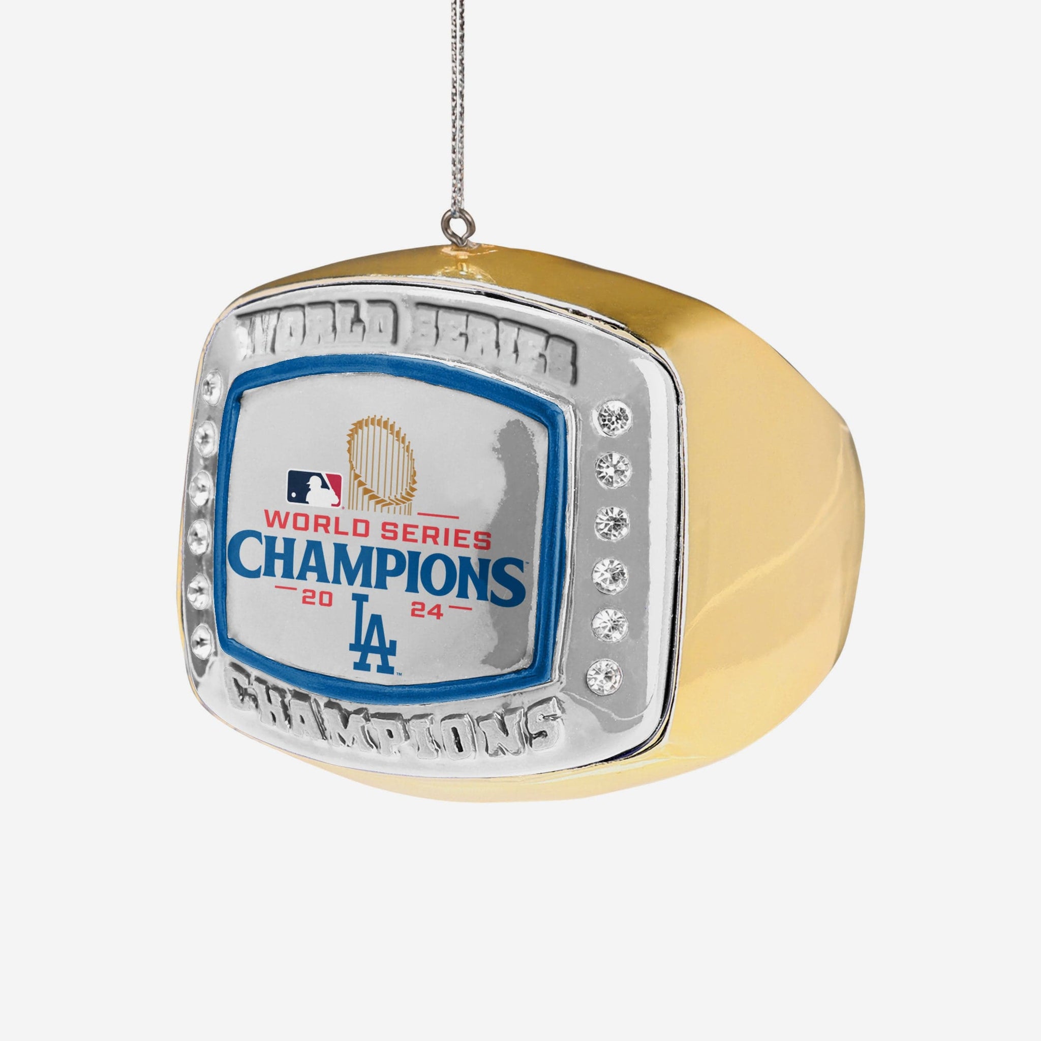 Los Angeles Dodgers 2024 World Series Champions Ring Ornament FOCO