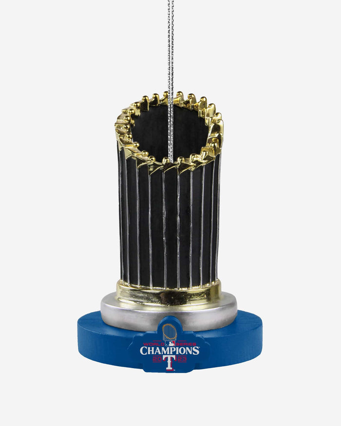 Texas Rangers 2023 World Series Champions Trophy Ornament FOCO