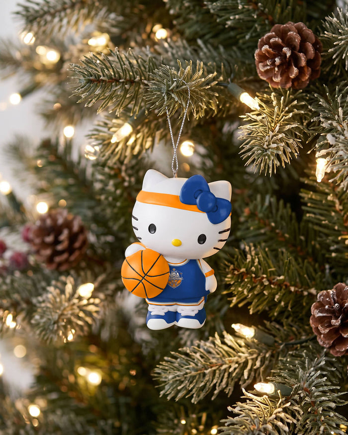 New York Knicks 2026 NBA Champions Hello Kitty® Resin Jersey Ornament FOCO - FOCO.com